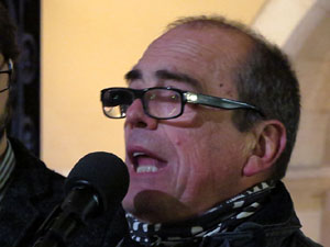 Concentració a la plaça del Vi per la independència i la llibertat dels presos polítics