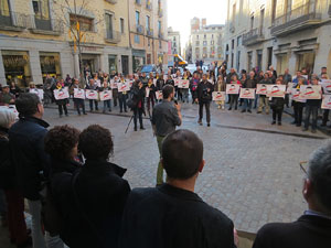 Concentració a la plaça del Vi el dijous 15 de març de 2018
