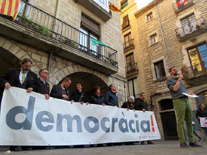 Concentració a la plaça del Vi el dijous 15 de març de 2018