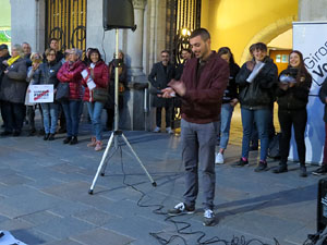 Concentració a la plaça del Vi per la independència i la llibertat dels presos polítics