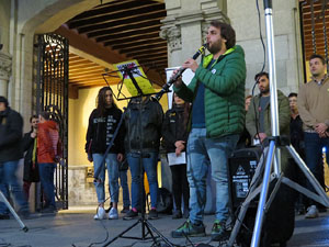 Concentració a la plaça del Vi per la independència i la llibertat dels presos polítics