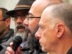 Concentraci&oacute; a la pla&ccedil;a del Vi per la independ&egrave;ncia i la llibertat dels presos pol&iacute;tics