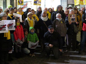 Concentraci&oacute; a la pla&ccedil;a del Vi per la independ&egrave;ncia i la llibertat dels presos pol&iacute;tics