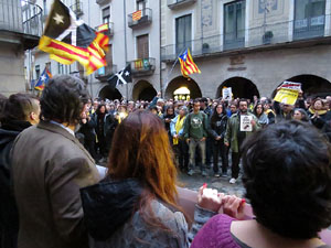 Concentraci&oacute; de suport als CDR's i rebuig per les detencions a la pla&ccedil;a del Vi