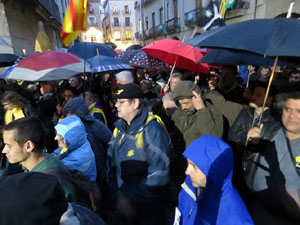 Concentraci&oacute; de suport als CDR's i rebuig per les detencions a la pla&ccedil;a del Vi