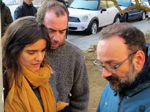 Concentració per la detenció del alcaldes de Verges i Celrà, Ignasi Sabater i Daniel Cornellà, i catorze persones més