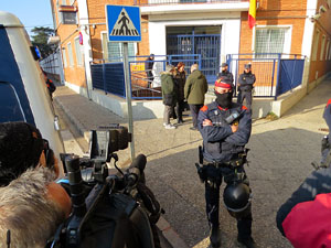 Concentració per la detenció del alcaldes de Verges i Celrà, Ignasi Sabater i Daniel Cornellà, i catorze persones més