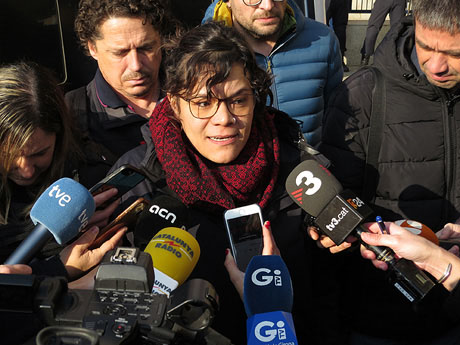 Concentració per la detenció del alcaldes de Verges i Celrà, Ignasi Sabater i Daniel Cornellà, i catorze persones més