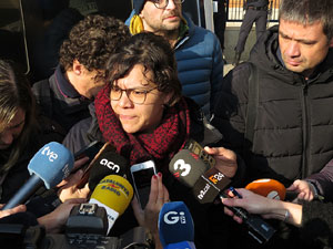 Concentració per la detenció del alcaldes de Verges i Celrà, Ignasi Sabater i Daniel Cornellà, i catorze persones més