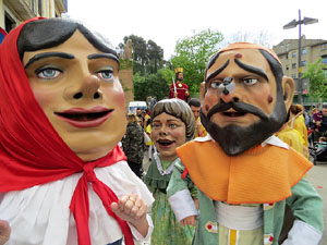 Festes de Primavera de Girona 2019. Cercavila amb el Tarl&agrave;