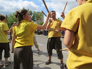Festes de Primavera de Girona 2019. Cercavila amb el Tarl&agrave;