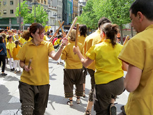 Festes de Primavera de Girona 2019. Cercavila amb el Tarl&agrave;