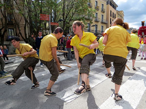 Festes de Primavera de Girona 2019. Cercavila amb el Tarl&agrave;