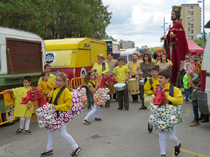 Festes de Primavera de Girona 2019. Cercavila amb el Tarl&agrave;
