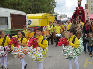Festes de Primavera de Girona 2019. Cercavila amb el Tarl&agrave;