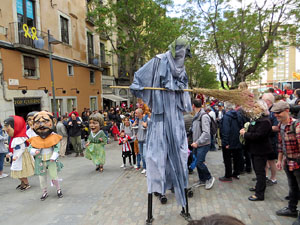 Festes de Primavera de Girona 2019. Cercavila amb el Tarl&agrave;