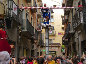 Festes de Primavera de Girona 2019. Penjada del Tarl&agrave;