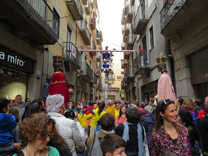 Festes de Primavera de Girona 2019. Penjada del Tarl&agrave;