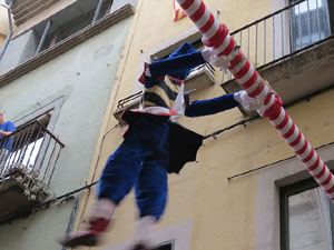Festes de Primavera de Girona 2019. Penjada del Tarl&agrave;
