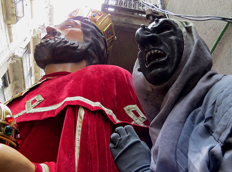 Festes de Primavera de Girona 2019. Penjada del Tarl&agrave;