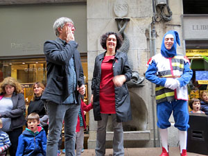 Festes de Primavera de Girona 2019. El preg&oacute; a c&agrave;rrec de David Planas i Meri Yanes Font