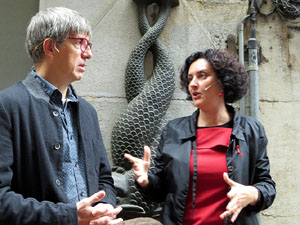 Festes de Primavera de Girona 2019. El preg&oacute; a c&agrave;rrec de David Planas i Meri Yanes Font