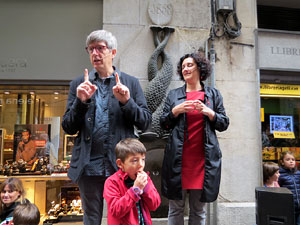 Festes de Primavera de Girona 2019. El preg&oacute; a c&agrave;rrec de David Planas i Meri Yanes Font