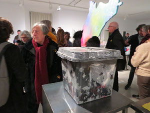 Inauguraci&oacute; de l'exposici&oacute; '55 urnes per la Llibertat' a la Fundaci&oacute; Fita, a la Casa de Cultura de Girona