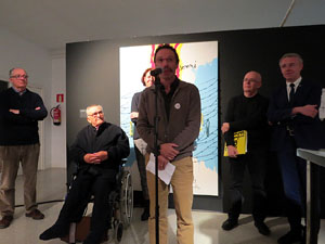 Inauguraci&oacute; de l'exposici&oacute; '55 urnes per la Llibertat' a la Fundaci&oacute; Fita, a la Casa de Cultura de Girona