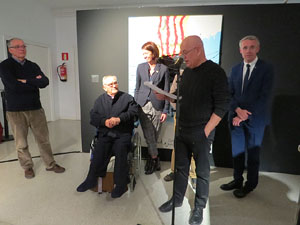 Inauguraci&oacute; de l'exposici&oacute; '55 urnes per la Llibertat' a la Fundaci&oacute; Fita, a la Casa de Cultura de Girona