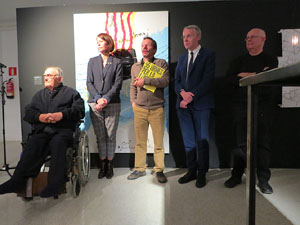 Inauguraci&oacute; de l'exposici&oacute; '55 urnes per la Llibertat' a la Fundaci&oacute; Fita, a la Casa de Cultura de Girona
