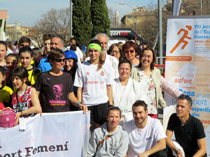 VII Jornada de l'Esport Femen&iacute; 2019 a la pla&ccedil;a Salvador Espriu, la de Francesc Calvet i Rubalcaba, la pla&ccedil;a Catalunya i el riu Onyar