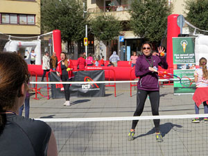 VII Jornada de l'Esport Femen&iacute; 2019 a la pla&ccedil;a Salvador Espriu, la de Francesc Calvet i Rubalcaba, la pla&ccedil;a Catalunya i el riu Onyar