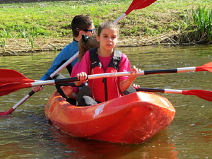 VII Jornada de l'Esport Femen&iacute; 2019 a la pla&ccedil;a Salvador Espriu, la de Francesc Calvet i Rubalcaba, la pla&ccedil;a Catalunya i el riu Onyar