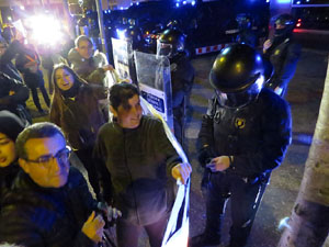 Manifestació pel trasllat dels presos polítics a Madrid pel judici de l'1-O