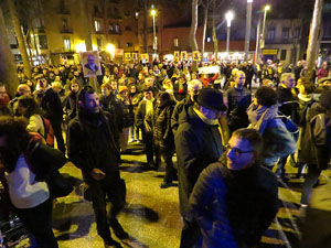 Manifestació pel trasllat dels presos polítics a Madrid pel judici de l'1-O