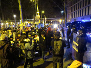 Manifestació pel trasllat dels presos polítics a Madrid pel judici de l'1-O