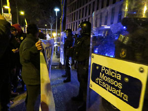 Manifestació pel trasllat dels presos polítics a Madrid pel judici de l'1-O
