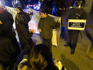 Manifestació pel trasllat dels presos polítics a Madrid pel judici de l'1-O