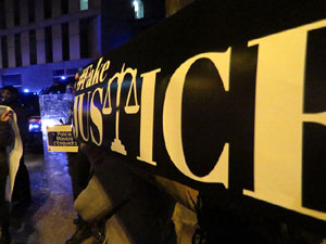 Manifestació pel trasllat dels presos polítics a Madrid pel judici de l'1-O