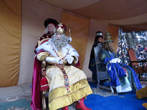 La Cavalcada de Reis 2019. El campament reial als Jardins de la Muralla