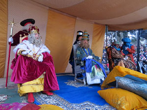 La Cavalcada de Reis 2019. El campament reial als Jardins de la Muralla