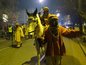 La Cavalcada de Reis 2019. Desfilada pels carrers de la ciutat, fins la pla&ccedil;a del Vi
