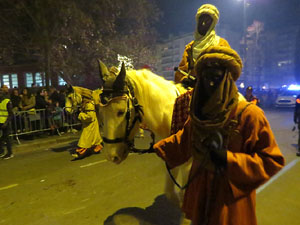 La Cavalcada de Reis 2019. Desfilada pels carrers de la ciutat, fins la pla&ccedil;a del Vi