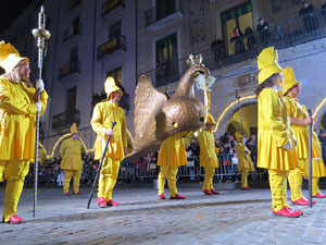 La Cavalcada de Reis 2019. Arribada del seguici a la pla&ccedil;a del Vi