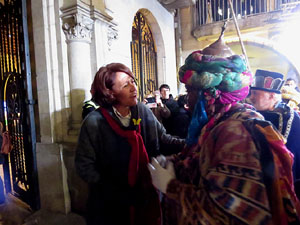 La Cavalcada de Reis 2019. Arribada del seguici a la pla&ccedil;a del Vi