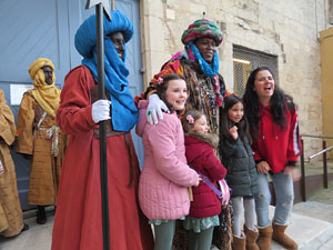 La Cavalcada de Reis 2019. La precavalcada des de la Merc&egrave; pels carrers de Girona