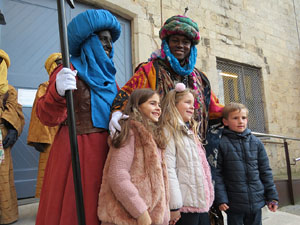La Cavalcada de Reis 2019. La precavalcada des de la Merc&egrave; pels carrers de Girona