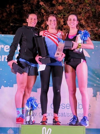 Les tres vencedores en categoria femenina