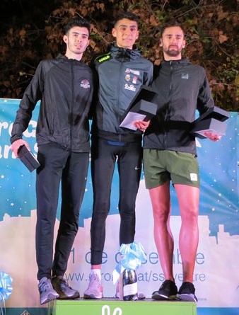 Els tres vencedors en categoria masculina